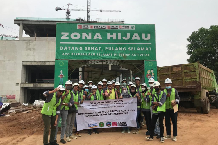 Mahasiswa Teknik Sipil Kunjungi Proyek 